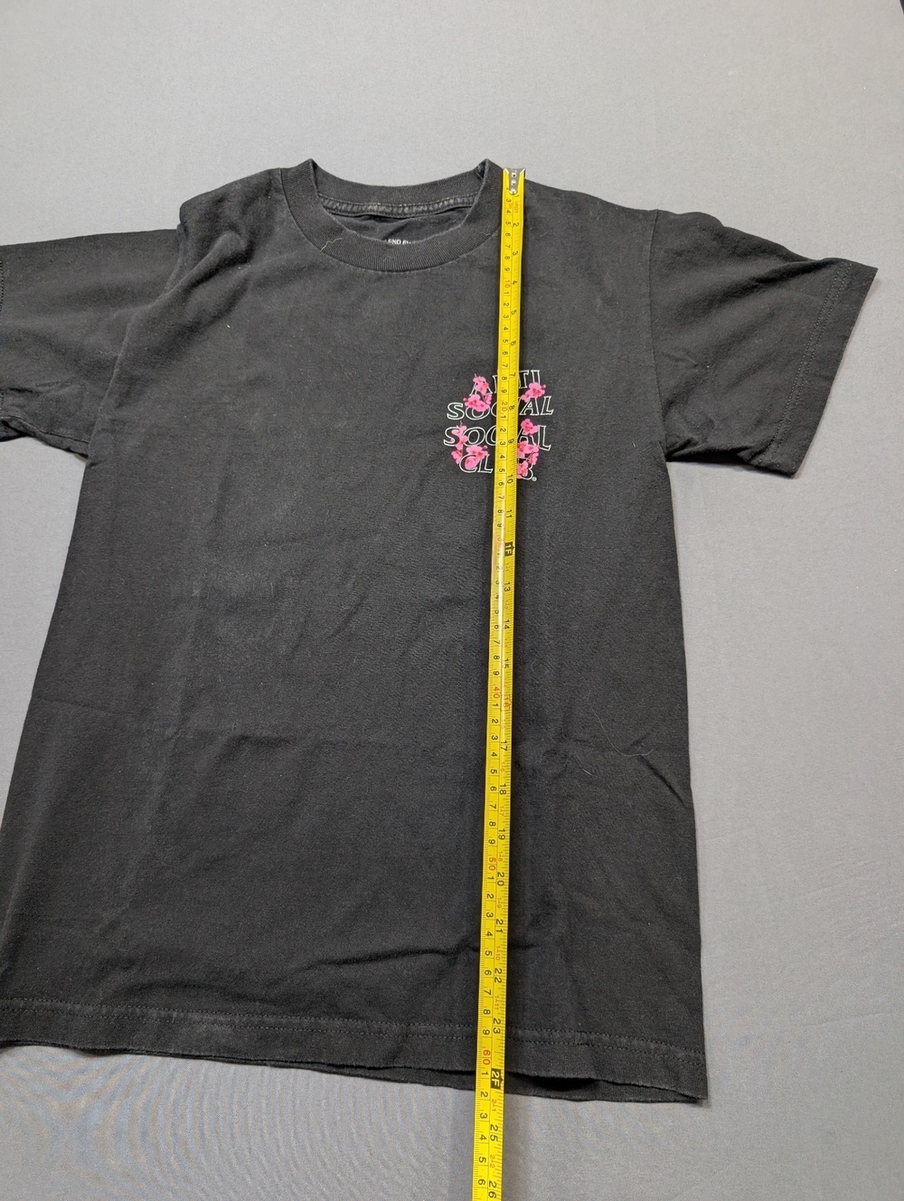 Anti Social Social Club Cherry Blossom Tee Black T-Shirt Size S